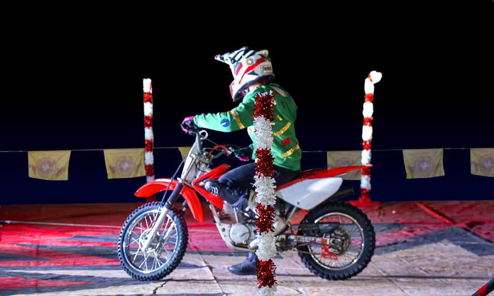 Dazzling Motorcycle Acrobatic Spectacle