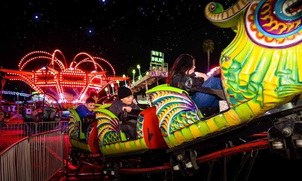 Festive Carnival Rides Adventure