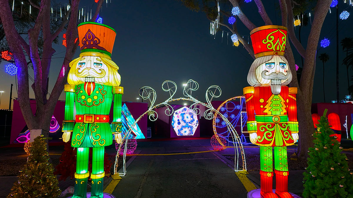 Two Nutcrackers and Christmas Ball