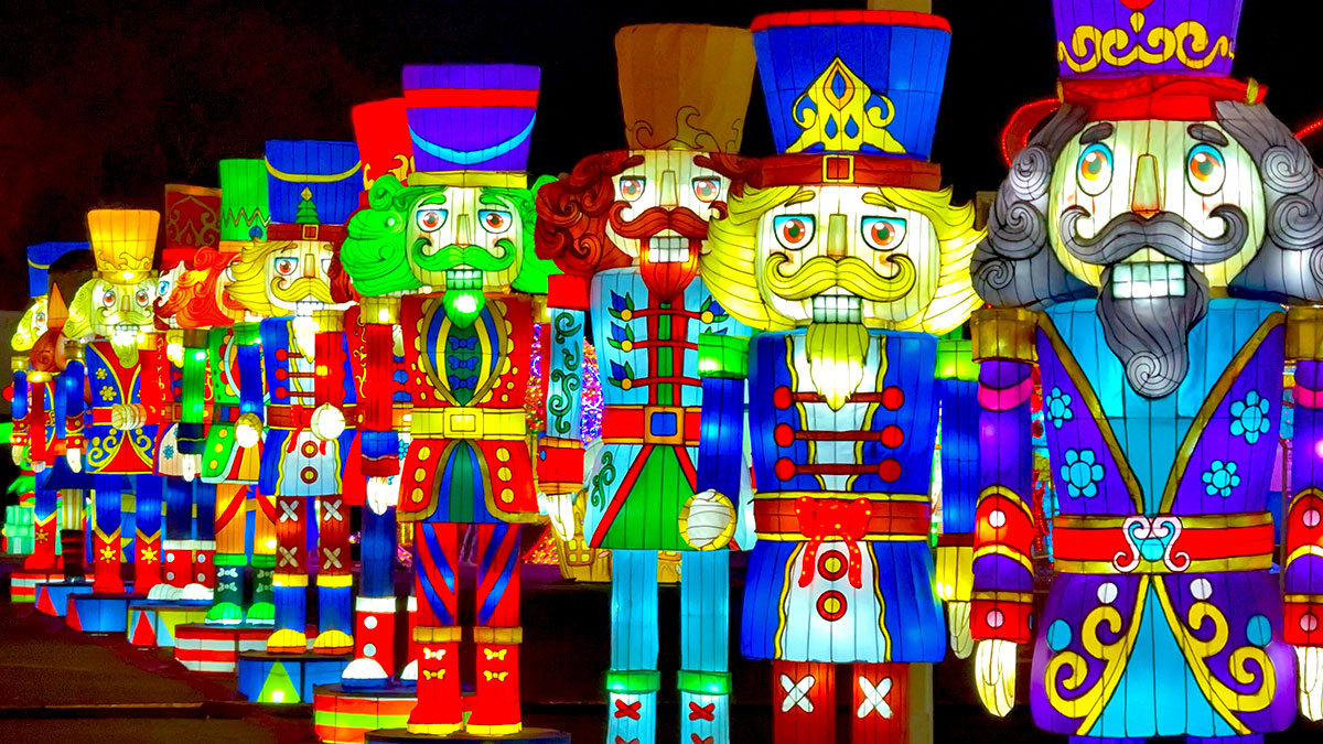 Line of Nutcrackers