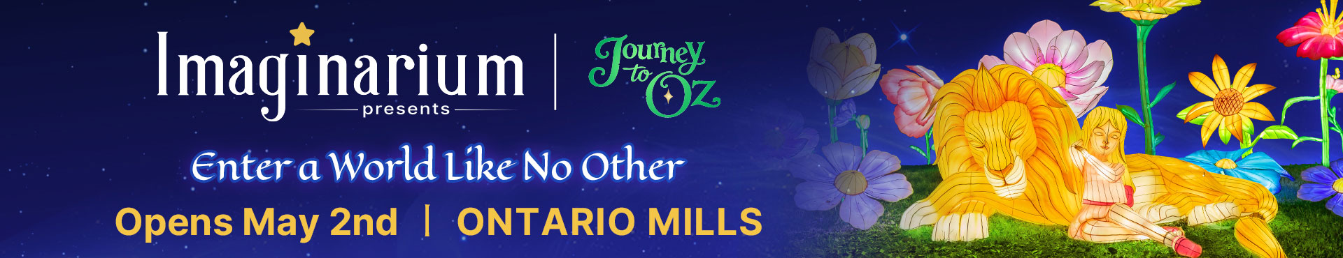 Imaginarium Ontario Journey to Oz Calendar Banner Lions