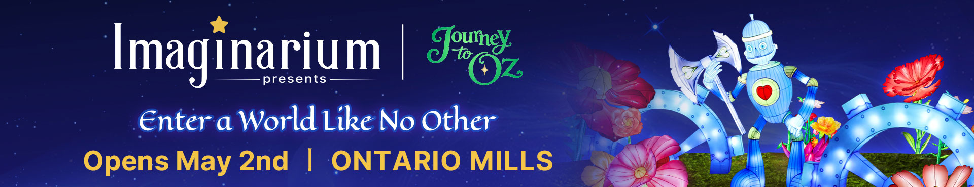 Imaginarium Ontario Journey to Oz Calendar Banner